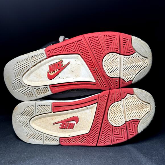 Nike Air Jordan 4 Retro OG Fire Red 2020 Men's Shoes - Size 5.5 - Picture 6 of 8